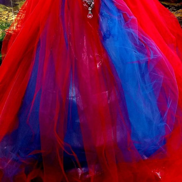 RAVEN Indian Tribal Inspired Boho Bridal Wedding Ballgown